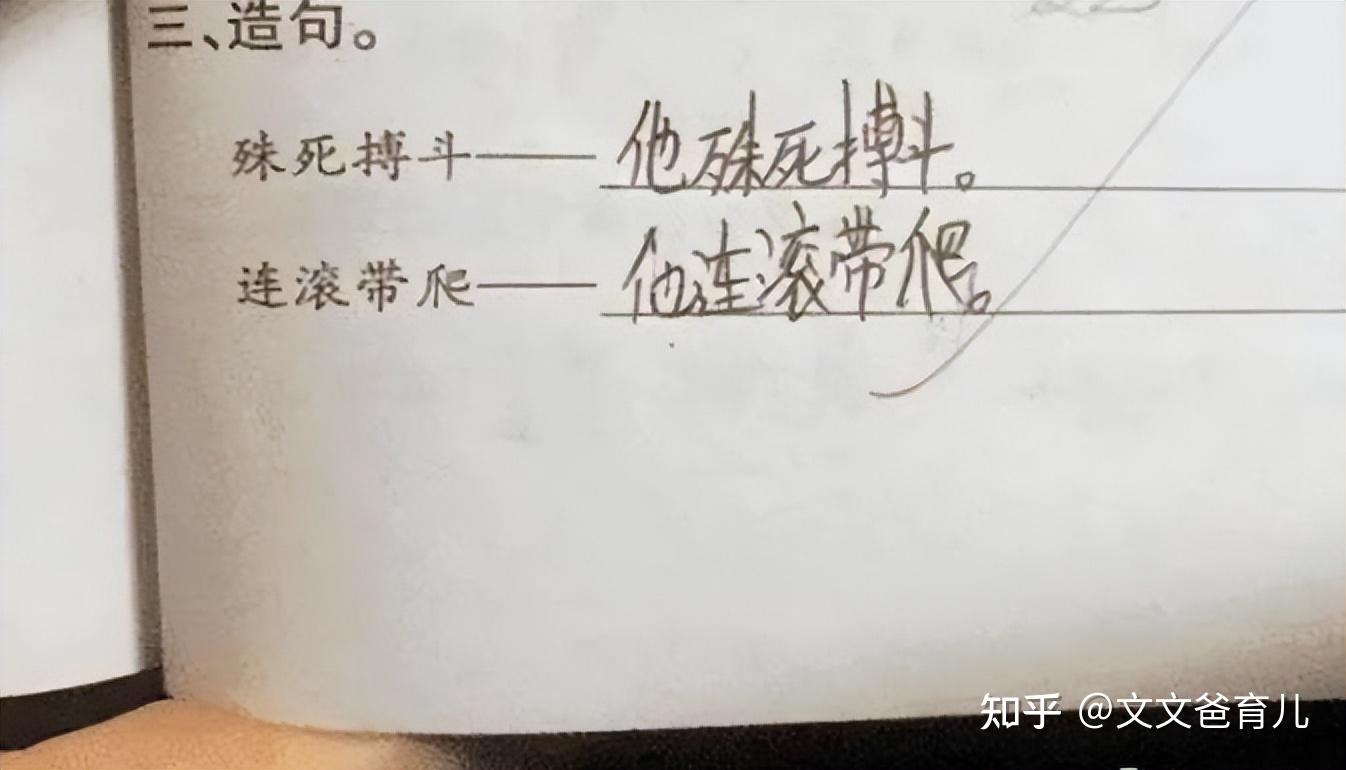超懒小学生”走红，作业让老师无语又无奈：想打叉可好像又没错- 知乎