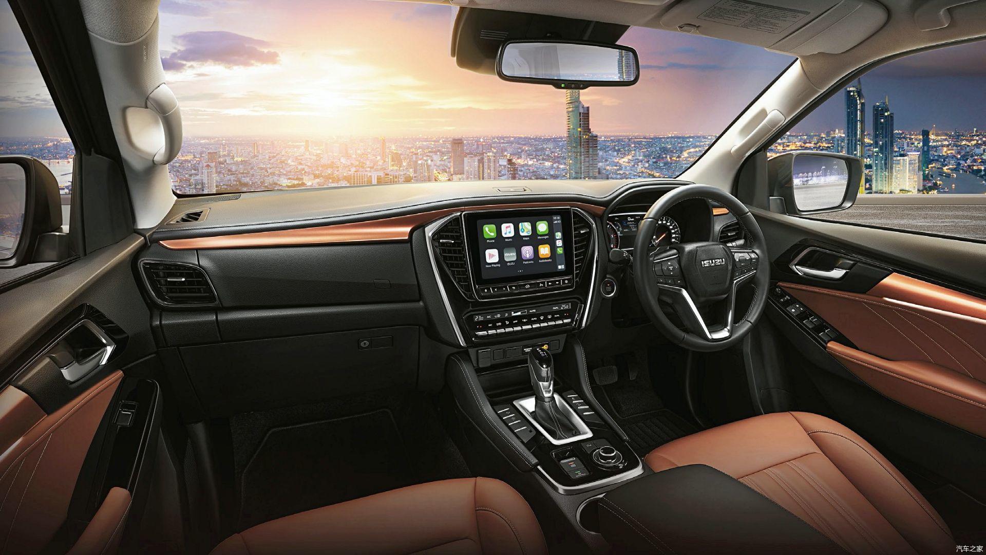 硬朗中更加透露着时尚,全新一代五十铃mu-x牧游侠官图发布