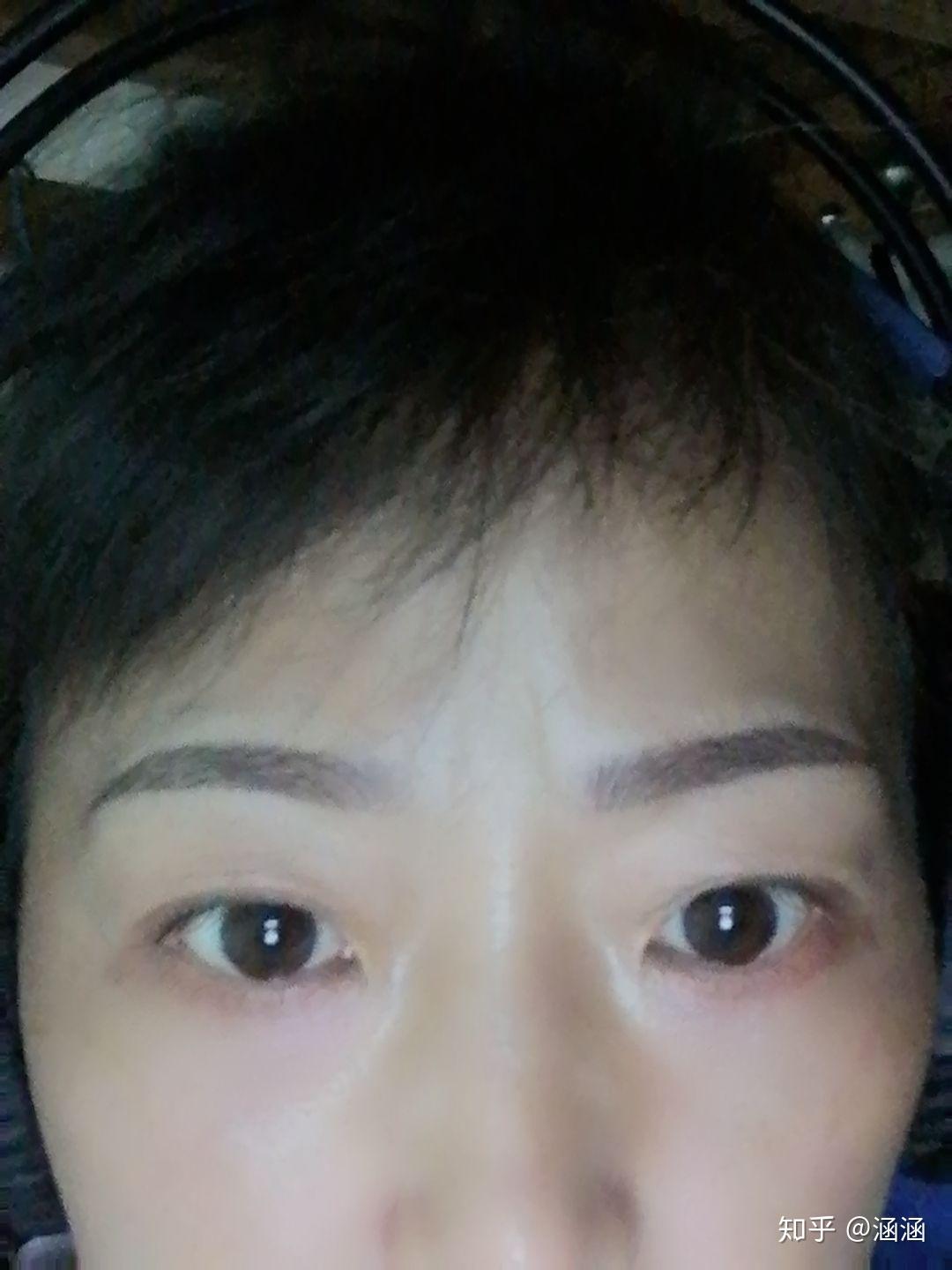 请问这个眉毛纹失败了吗