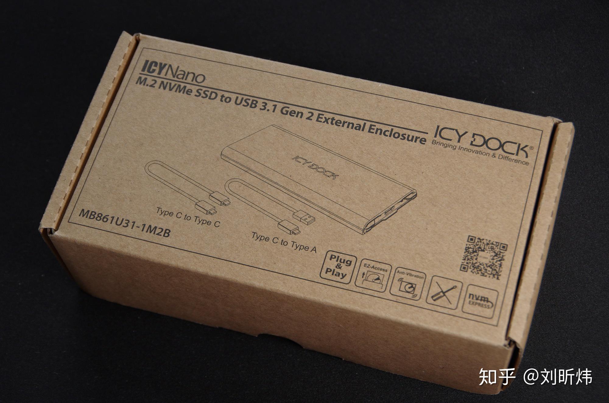 支持22110icydockm2nvme移动硬盘盒评测
