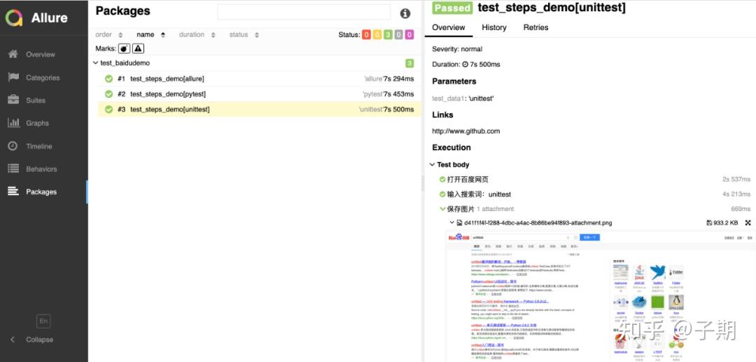 Python pytest allure 
