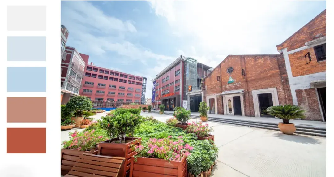 看到这配色极度舒适的建筑才发现佛山陶谷真的美到新境界