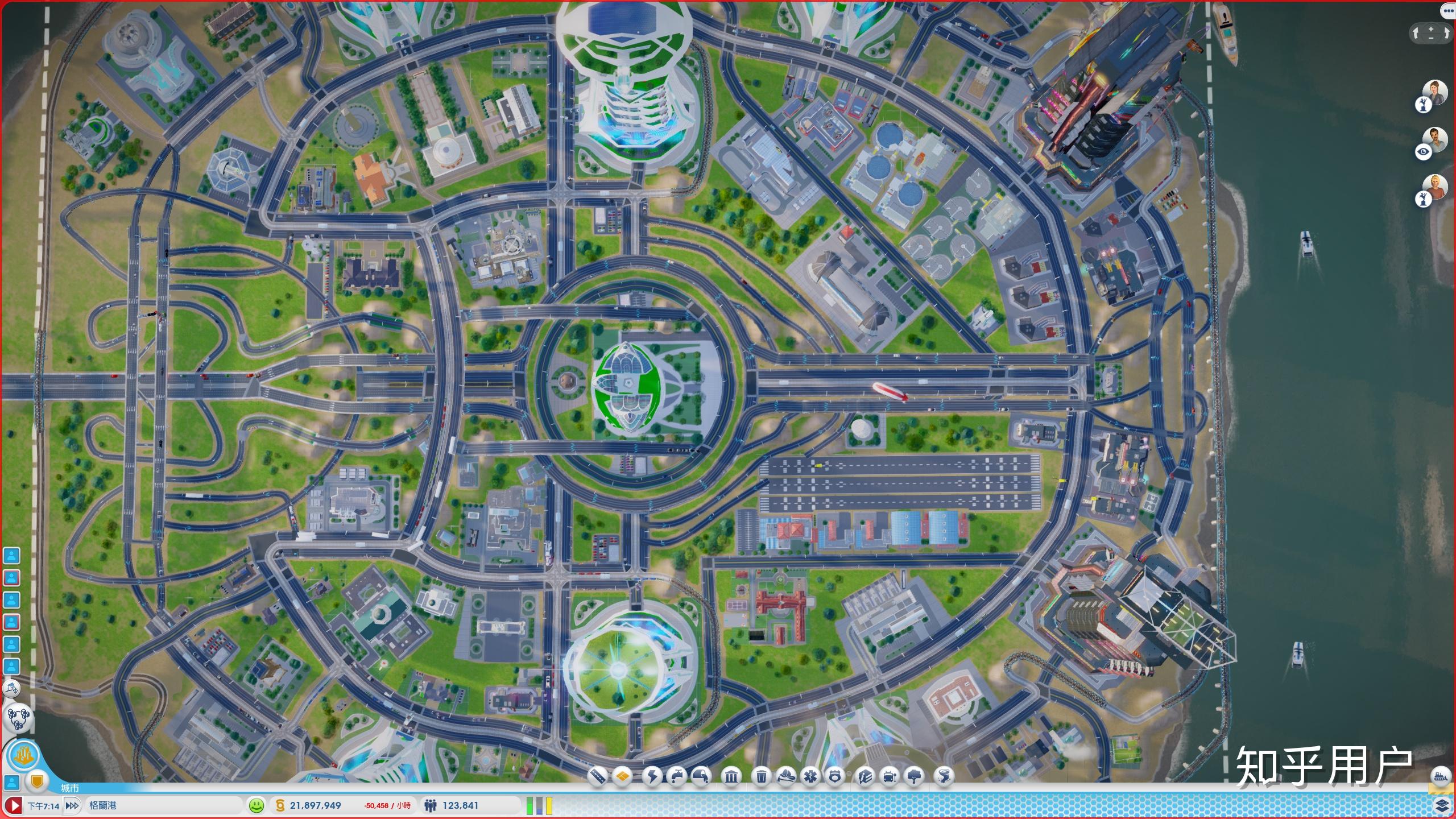 模拟城市5如何设计一个不拥堵的十字路口