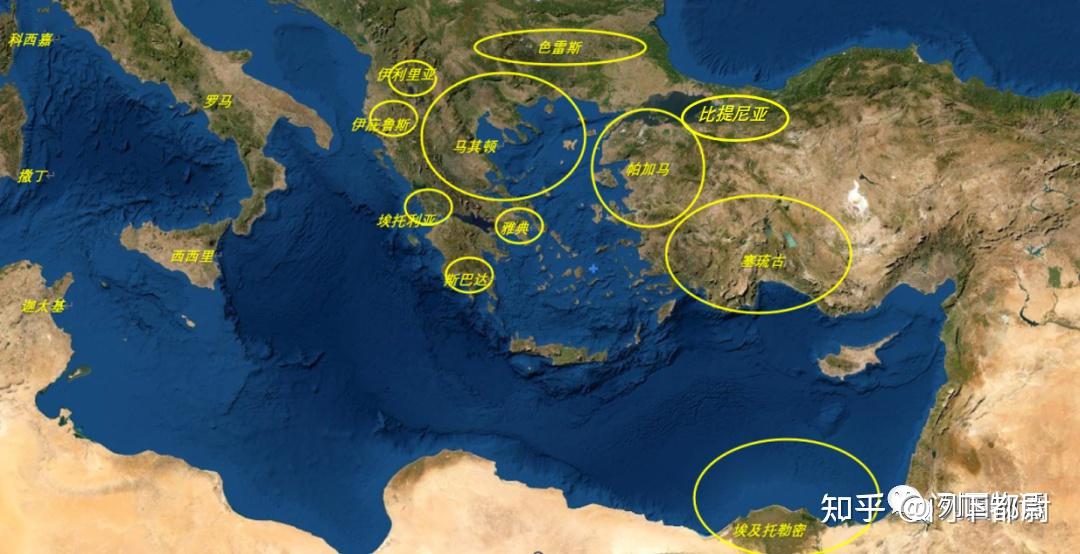 西地中海霸主,他们用了不到四十年的时间,又先后打败了马其顿和塞琉古