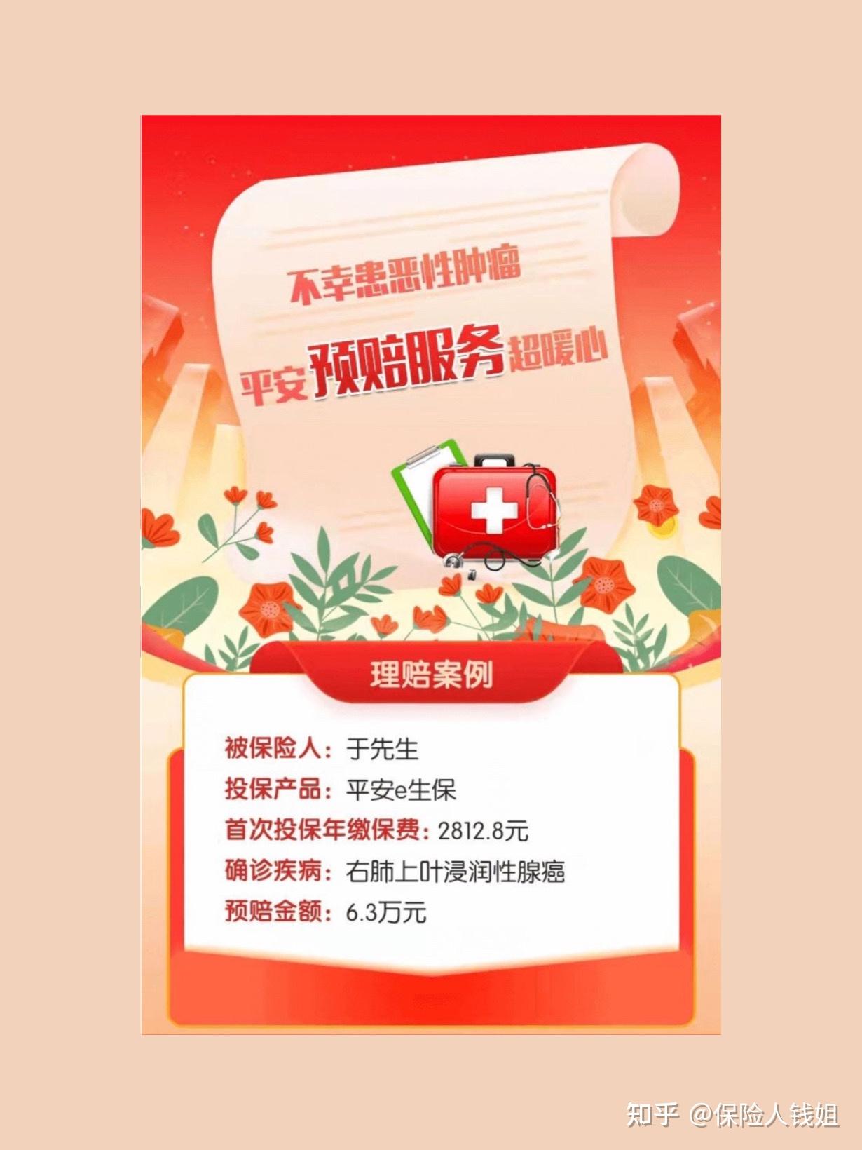 这是我的明亚伙伴客户理赔案例:客户于先生投保了平安e生保,被确诊患