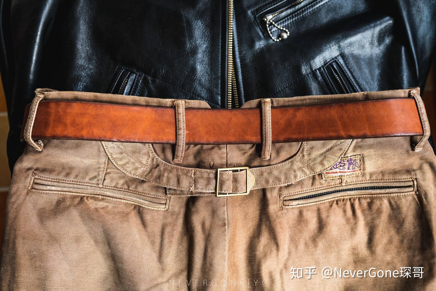 风味独特的皮带vintageworks日产小牌做旧皮带