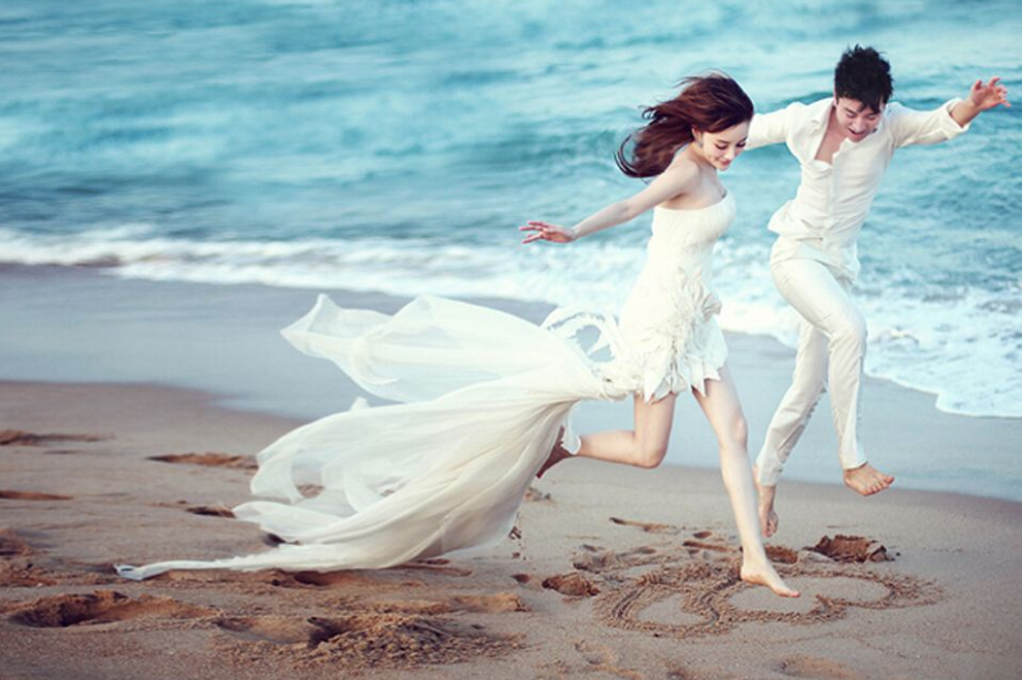 为什么80后90后都流行结婚的时候去海边拍婚