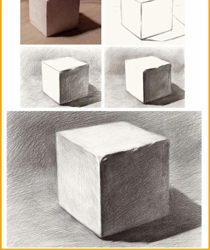 美术高考集训如何学习素描静物还得从几何体入手