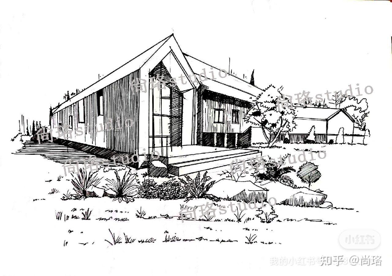 建筑学基础班手绘优秀作品