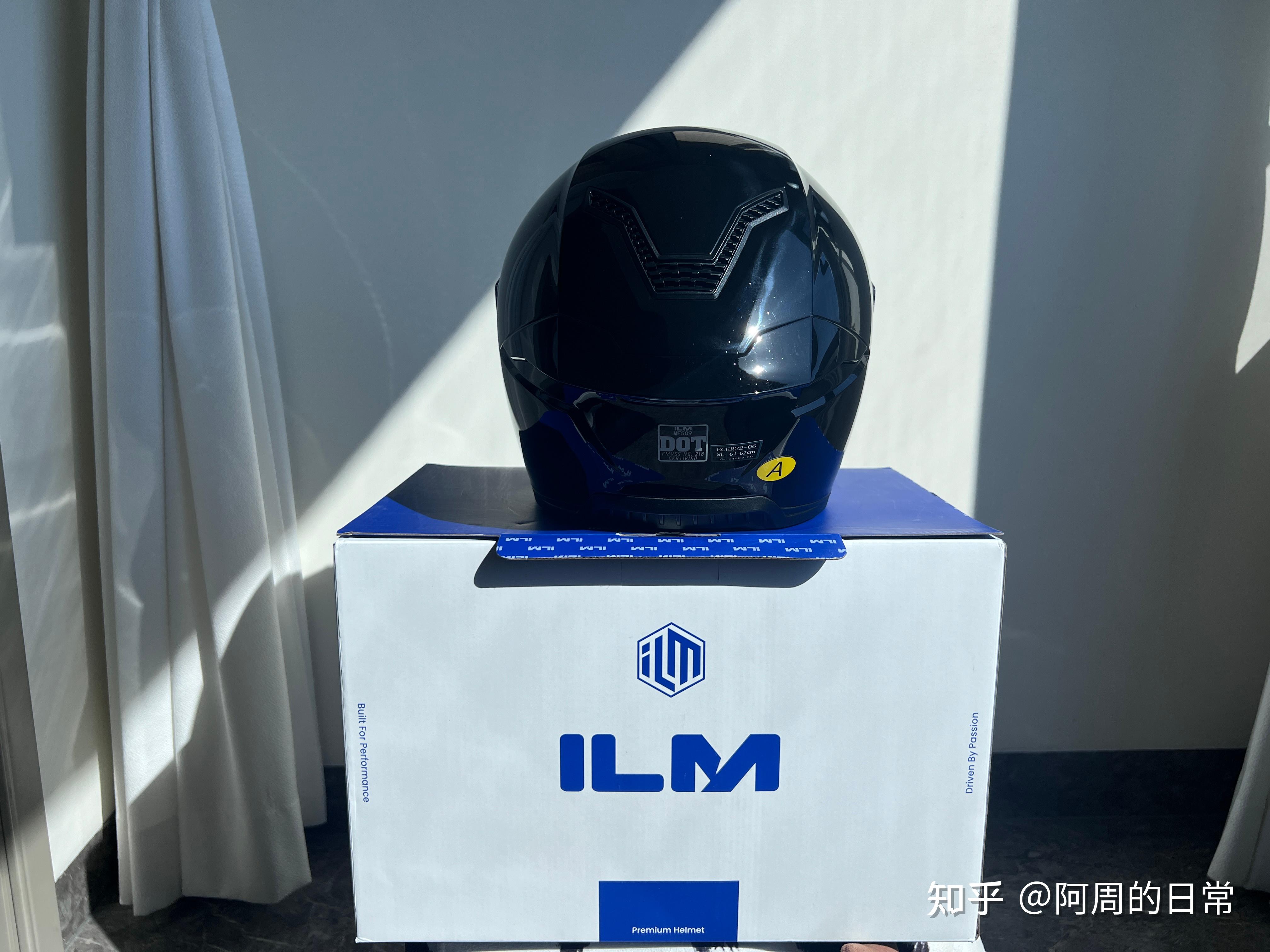 ilm mf509魅影摩托车头盔开箱测评