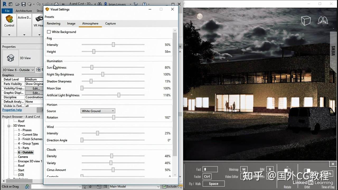Revit Enscape实时渲染插件使用教程 Lynda – Enscape Essential Training for Revit ...