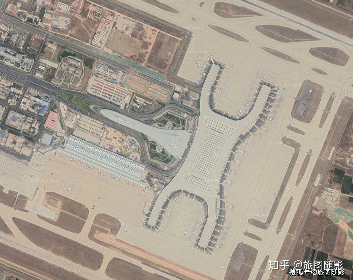 新郑机场俯瞰图图片