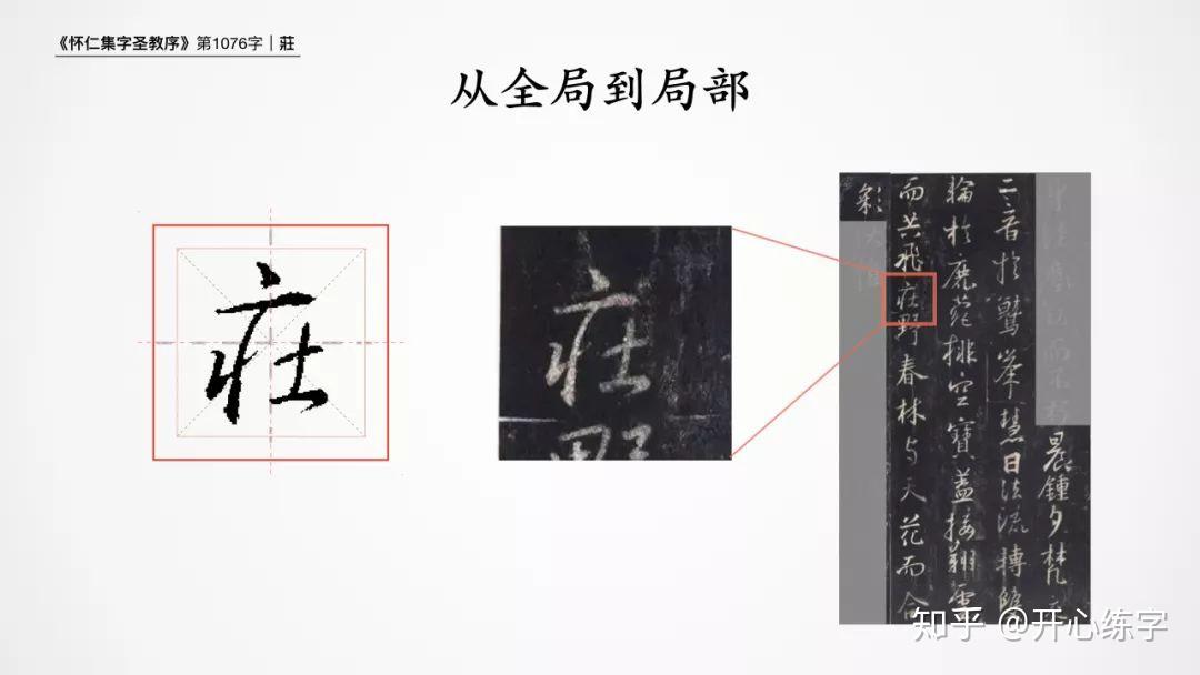 莊/庄(1076)|看庄字如何演变,硬笔练习书圣王羲之《圣教序》 - 知乎