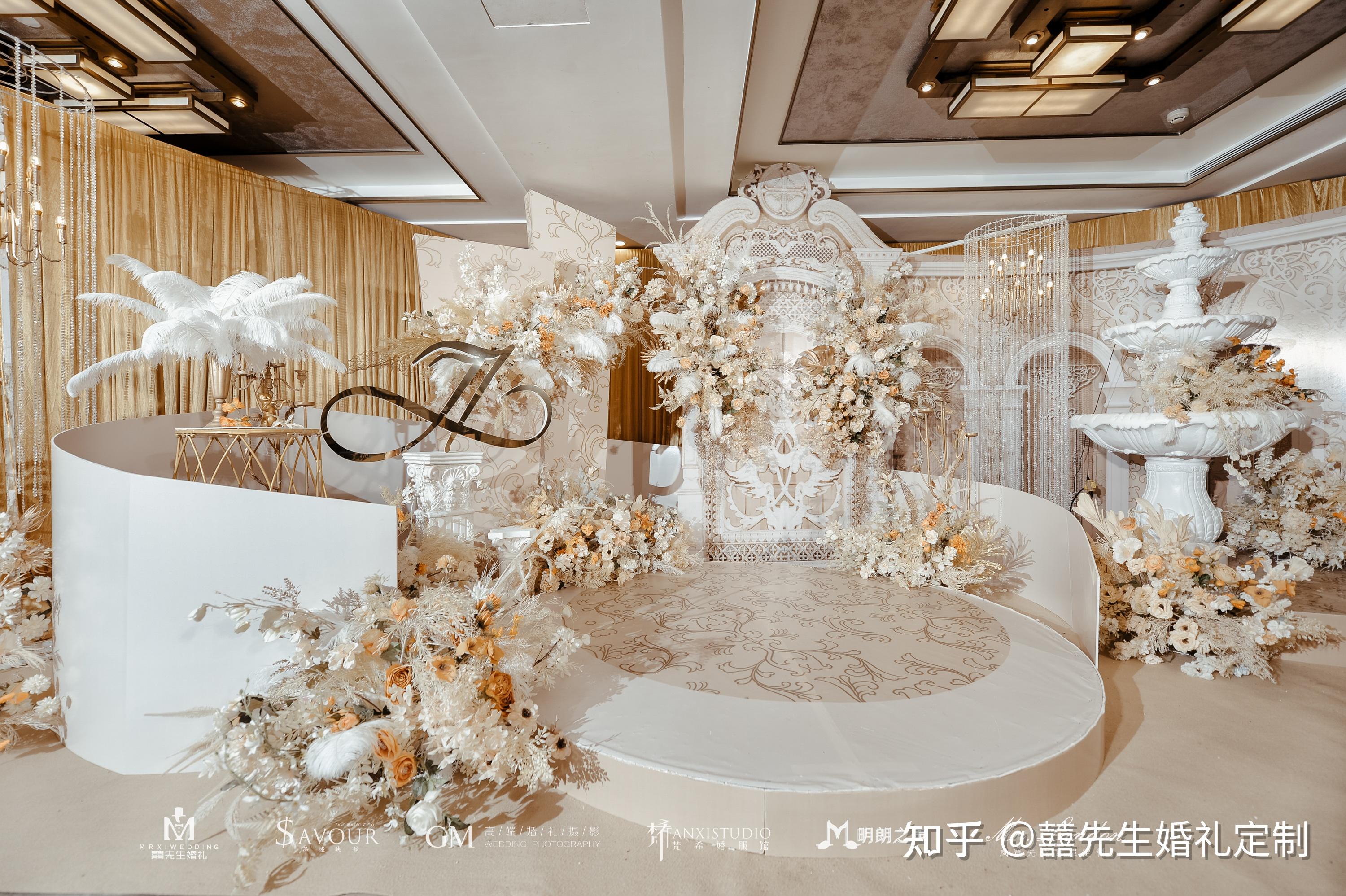 婚礼案例香槟色轻奢欧式婚礼