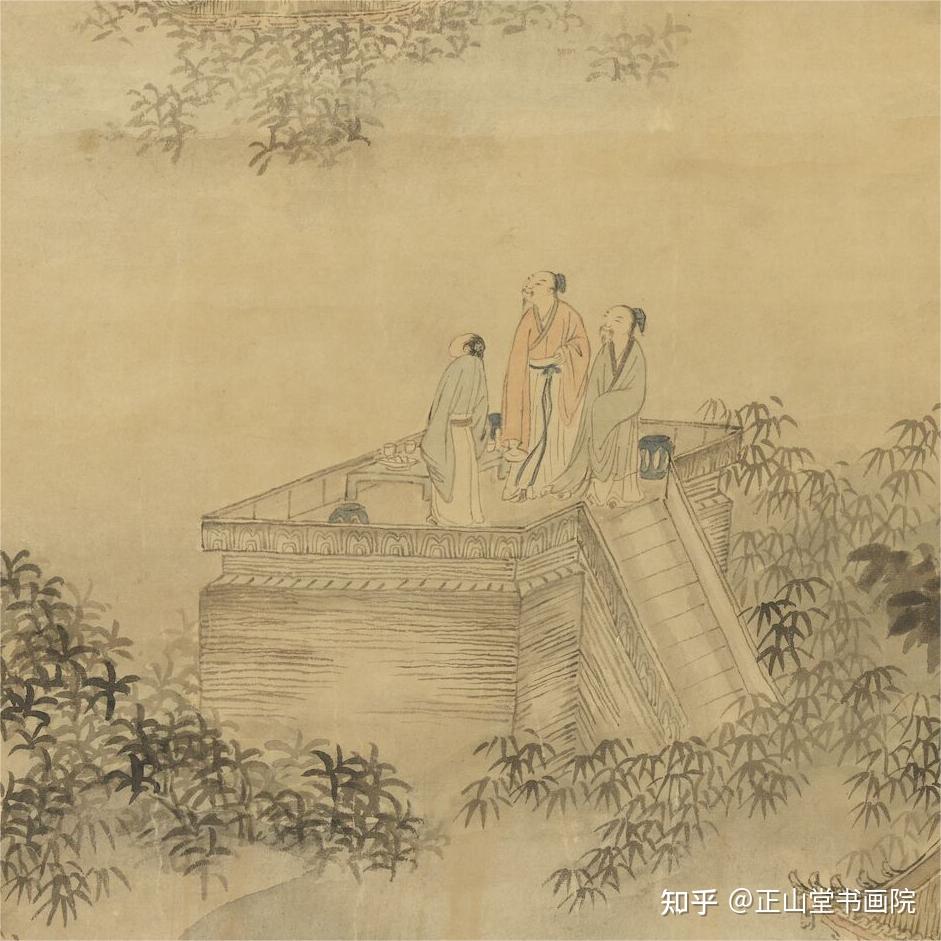 【高清古画欣赏】清 · 董邦达《绘御笔中秋帖子诗》 - 知乎