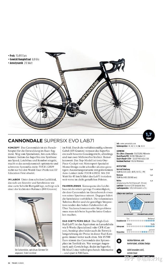 FOIL SL8 PROPEL称王？TOUR杂志2025年13款整车测试数据出炉- 知乎