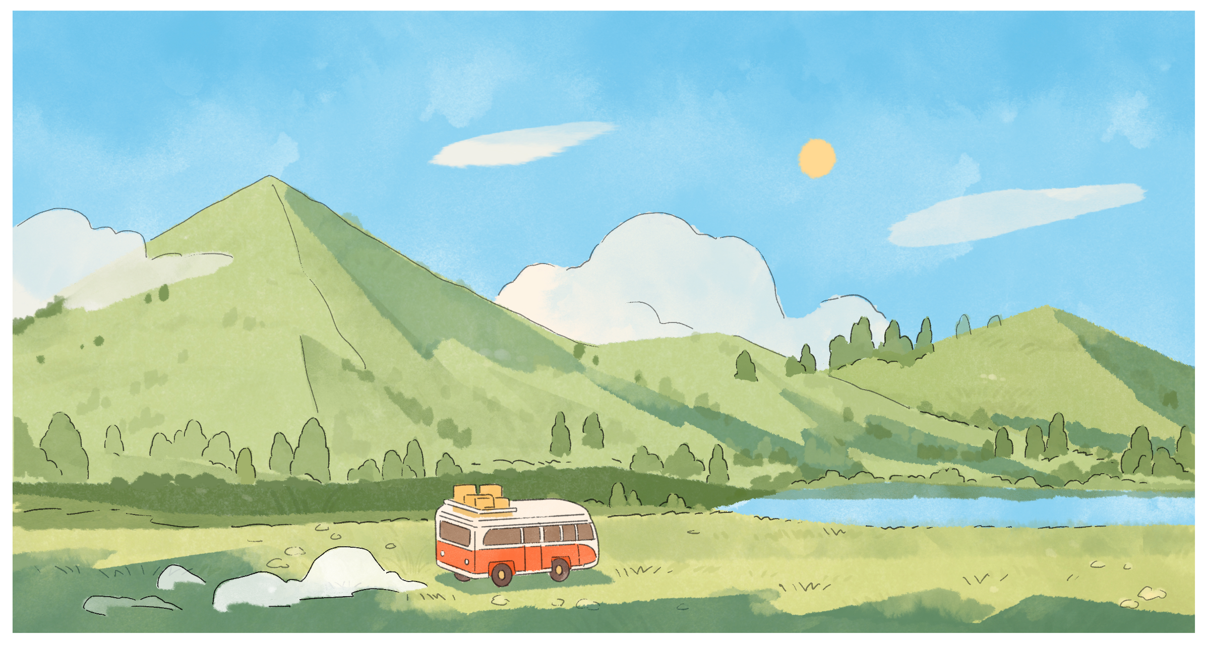 天才鹭插画师壁纸合集(治愈系) - 知乎