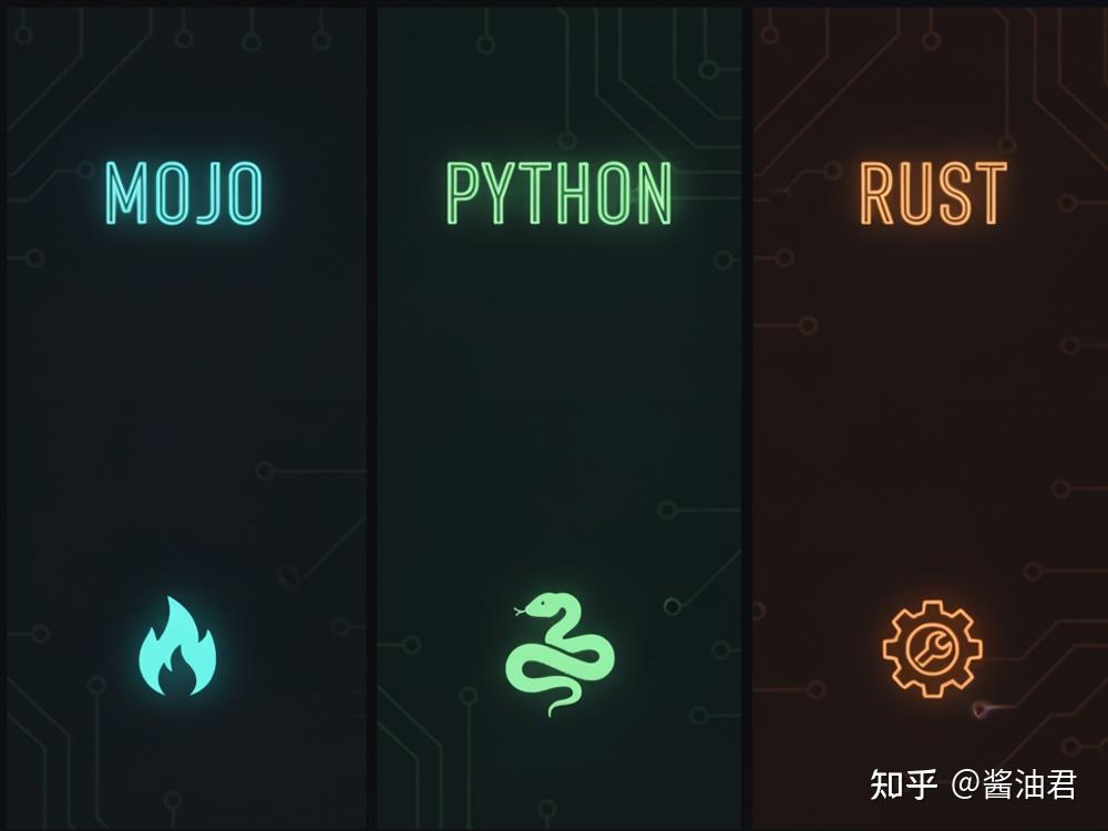 Mojo vs Python vs Rust: 2025年搞AI，该学哪个？ - 知乎