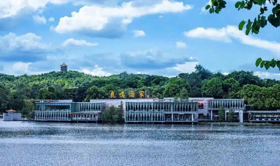 鹿鳴蝦餃皇,黑椒牛仔骨,白雲豬手,招牌市師雞鹿鳴酒家地址:越秀區麓湖