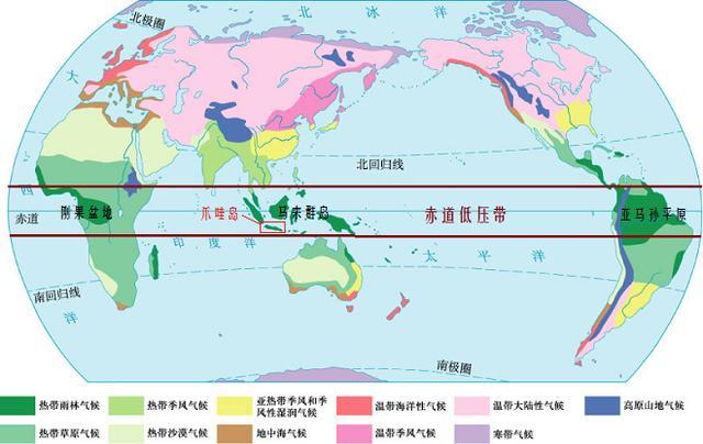 西亚气候类型图图片