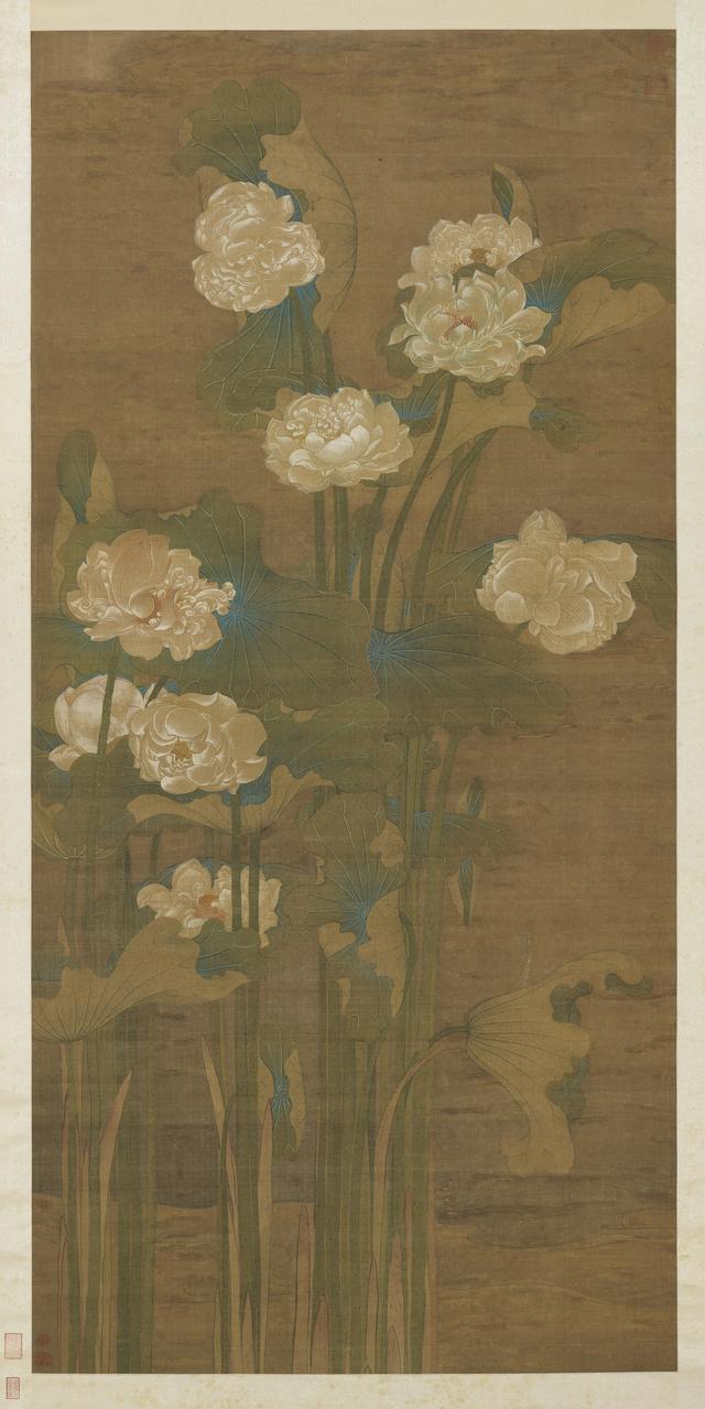 明 许仪《荷香清夏》