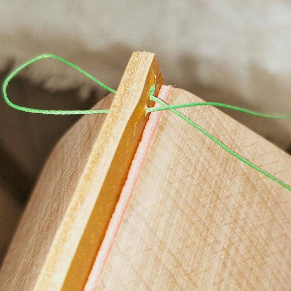 皮具手缝爱马仕双波浪针法教程