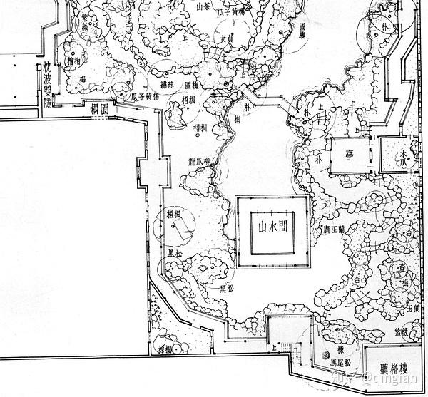 耦园从刘敦桢先生《苏州古典园林》七十年代的测绘图看,这处小景原先