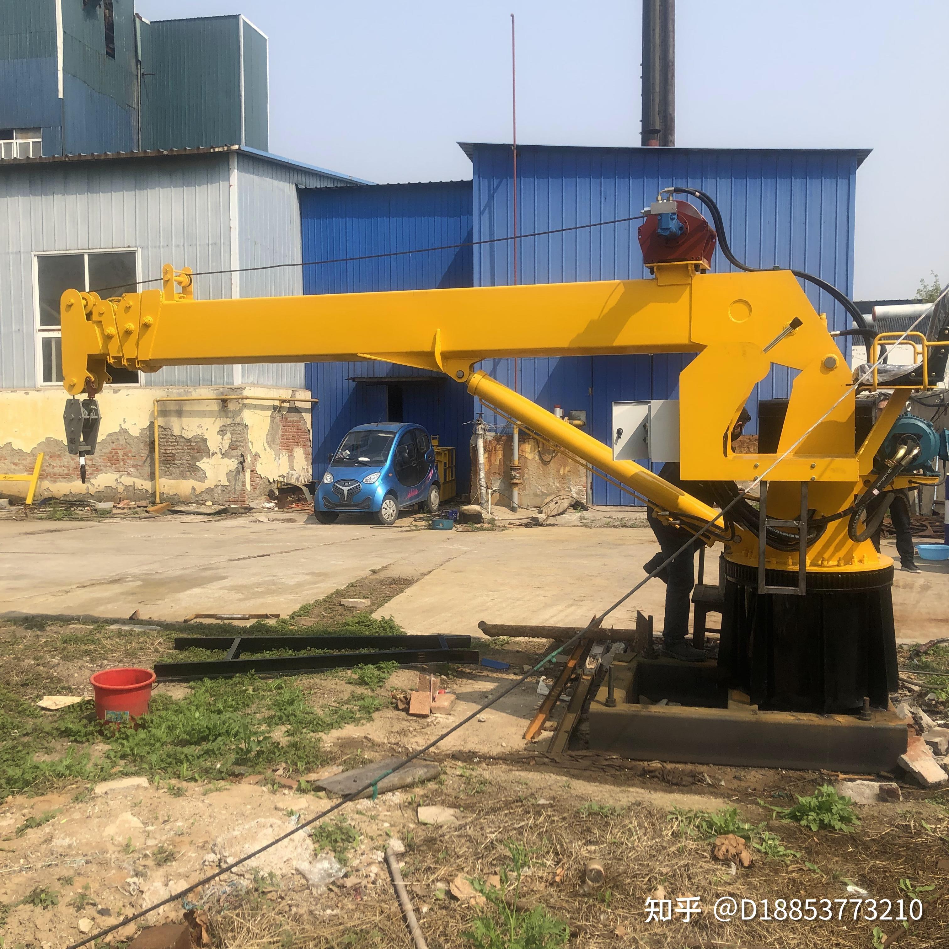 小型3吨船用吊机3吨船吊3吨码头吊机3吨克令吊3吨港口吊机3吨船用起重