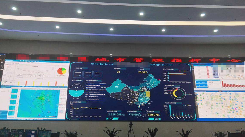 指挥中心的数据大屏解决方案如何完美构建数据大屏