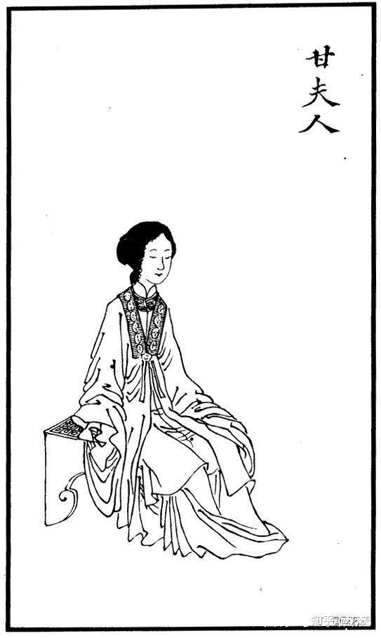 作品中的三国人物之甘夫人