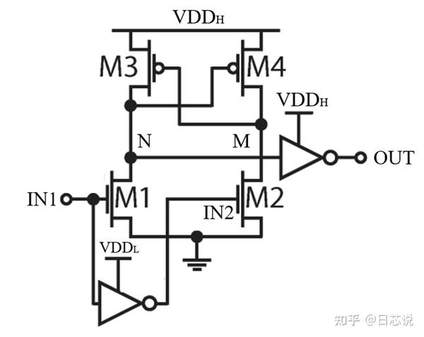 MOS晶体管级level shifter实用原理解析 知乎