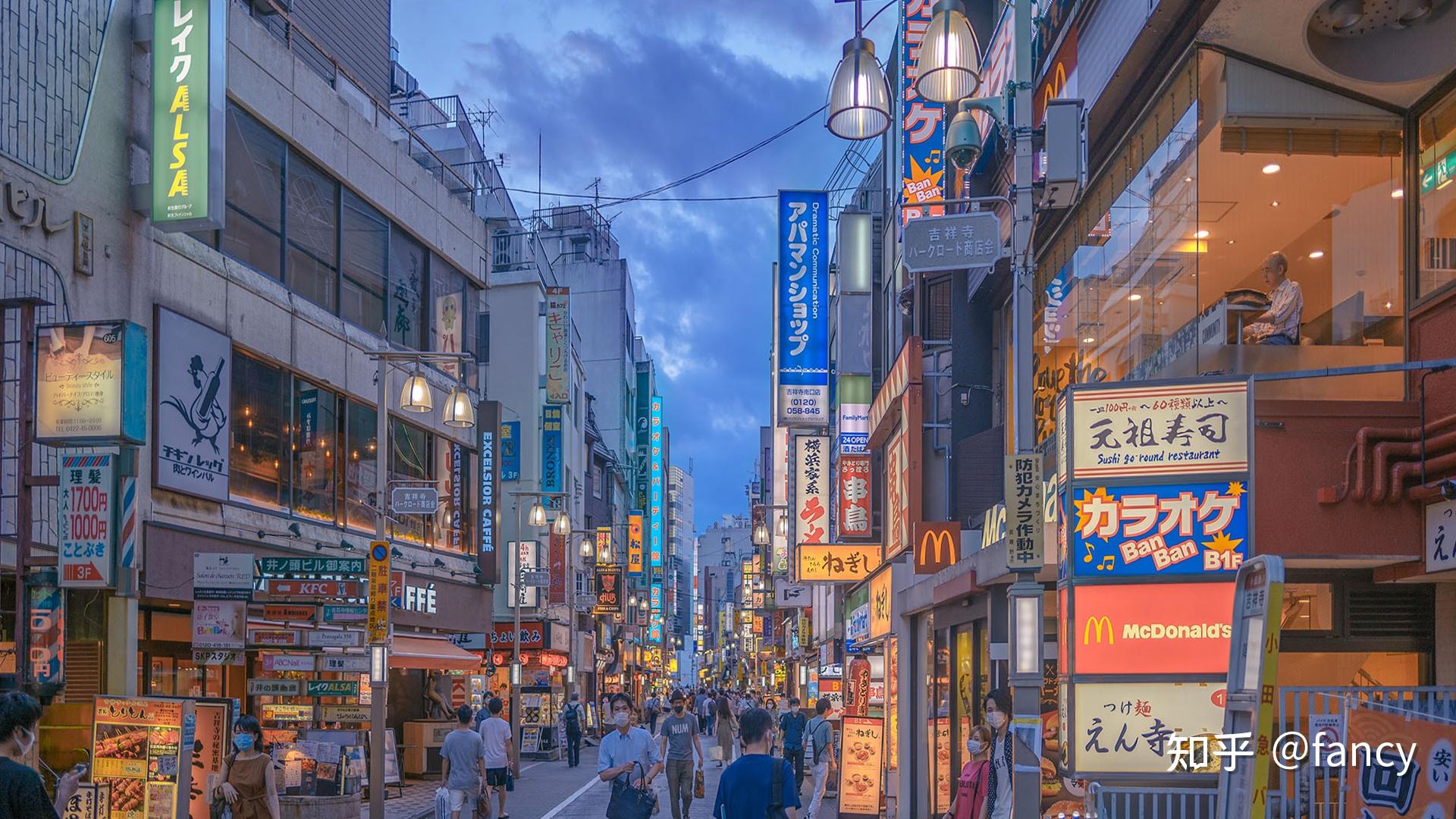 日本东京街头壁纸图片