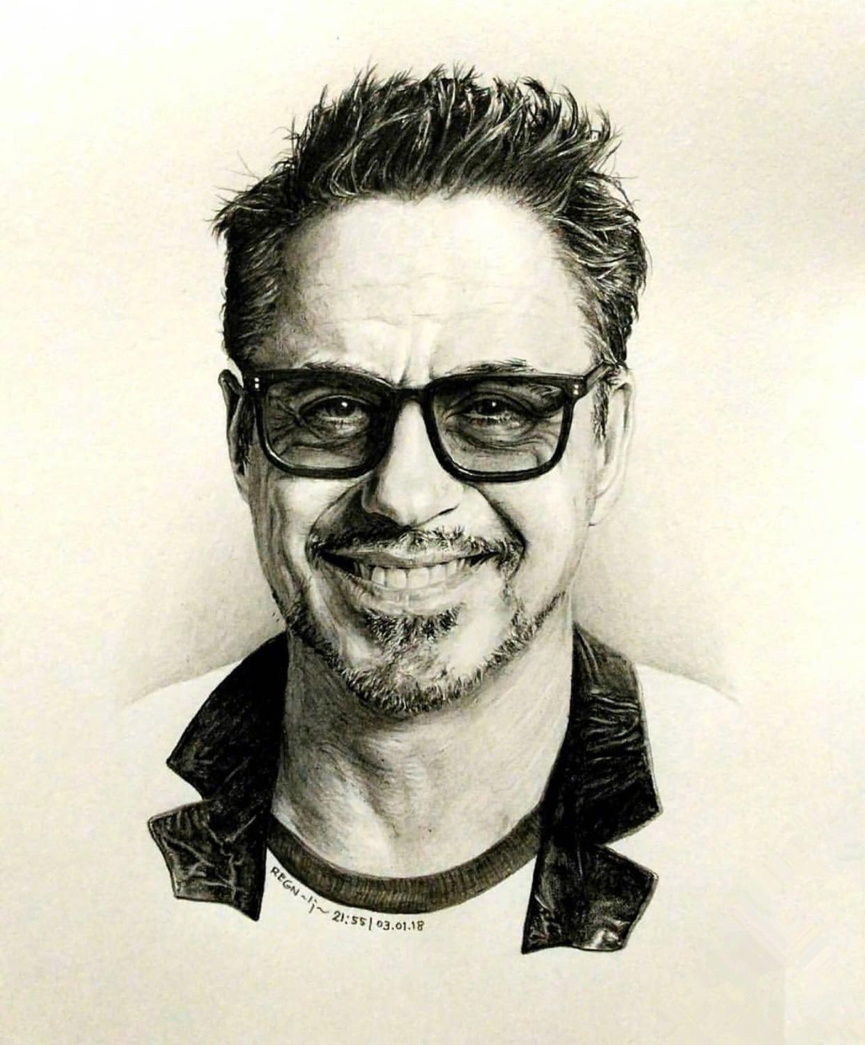 国外大神用素描的形式展现了漫威演员