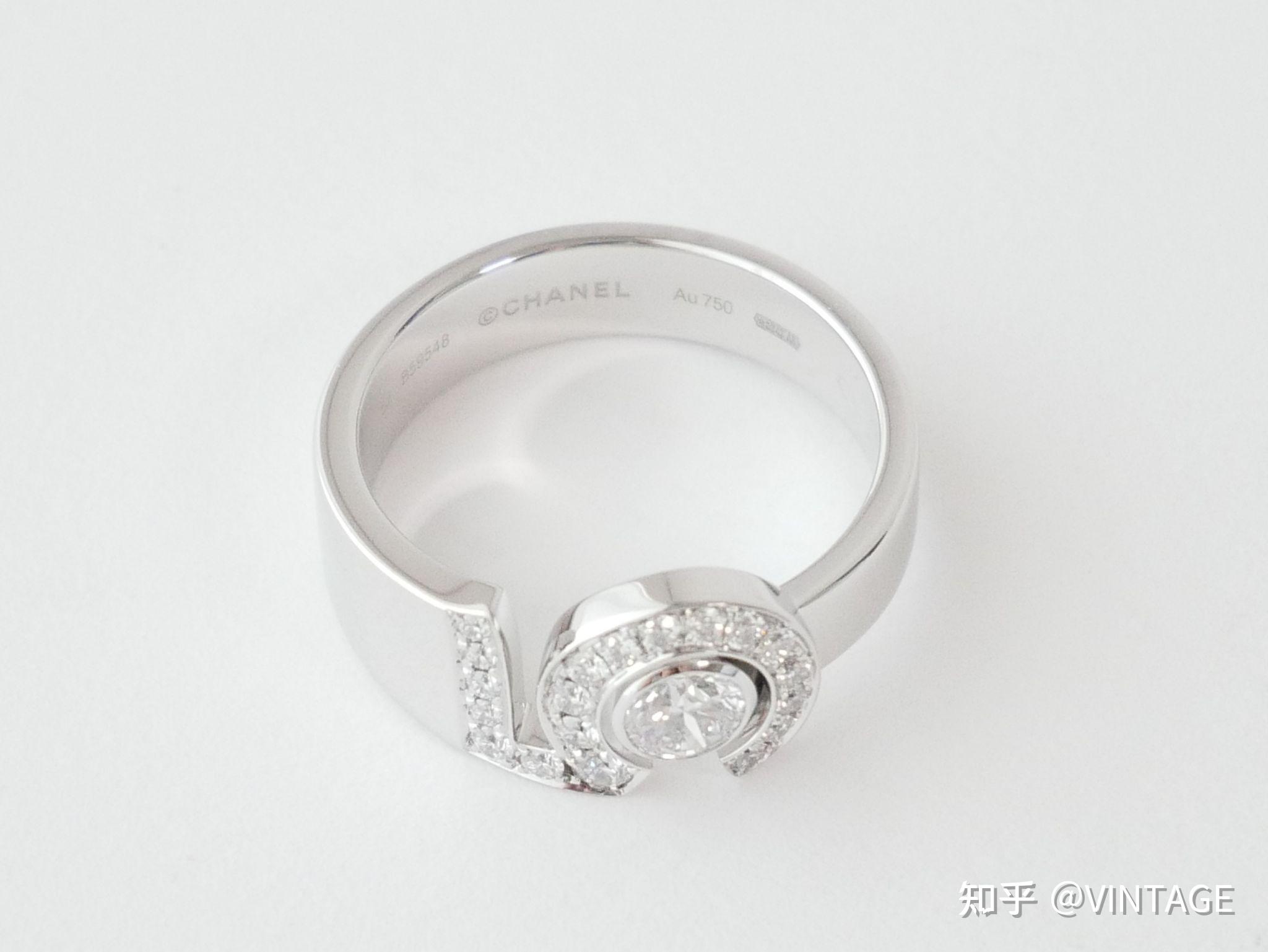 香奈儿珠宝臻品eternaln5系列之白金戒指