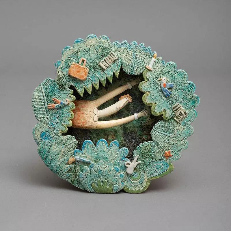 陶瓷雕塑丨古朴纯真还有一点故事性