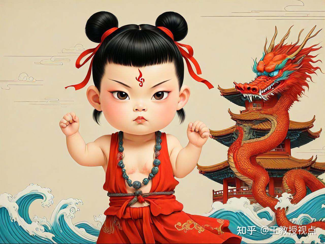 文艺作品中哪吒形象的演化：从护法夜叉到文化符号的千年蜕变 - 知乎
