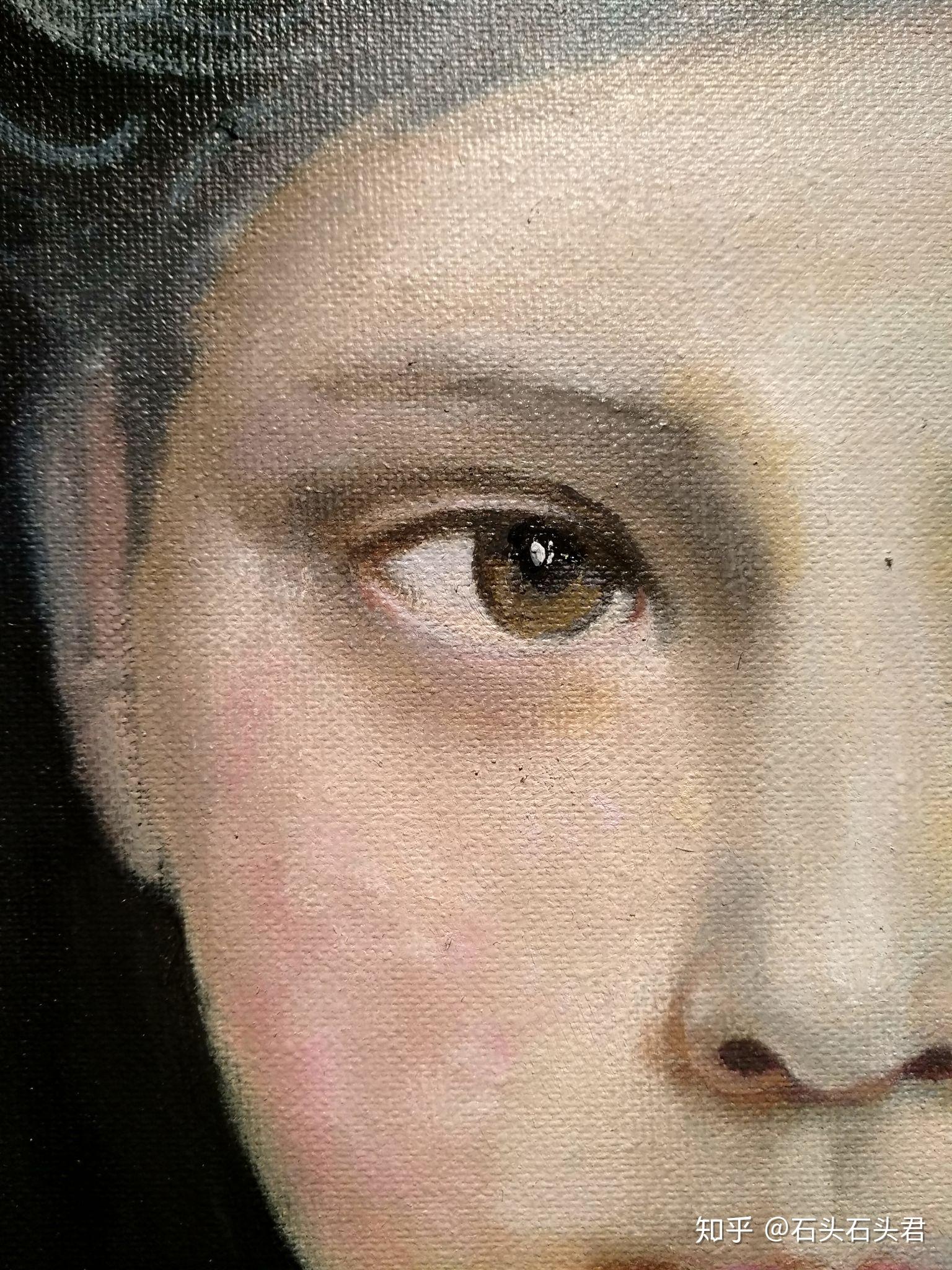 第三张同时开始的油画罩染