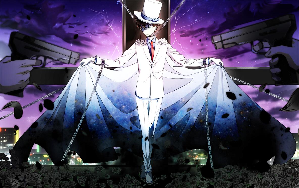 想用来定制电脑包和电脑贴膜有什么横版的怪盗基德壁纸吗