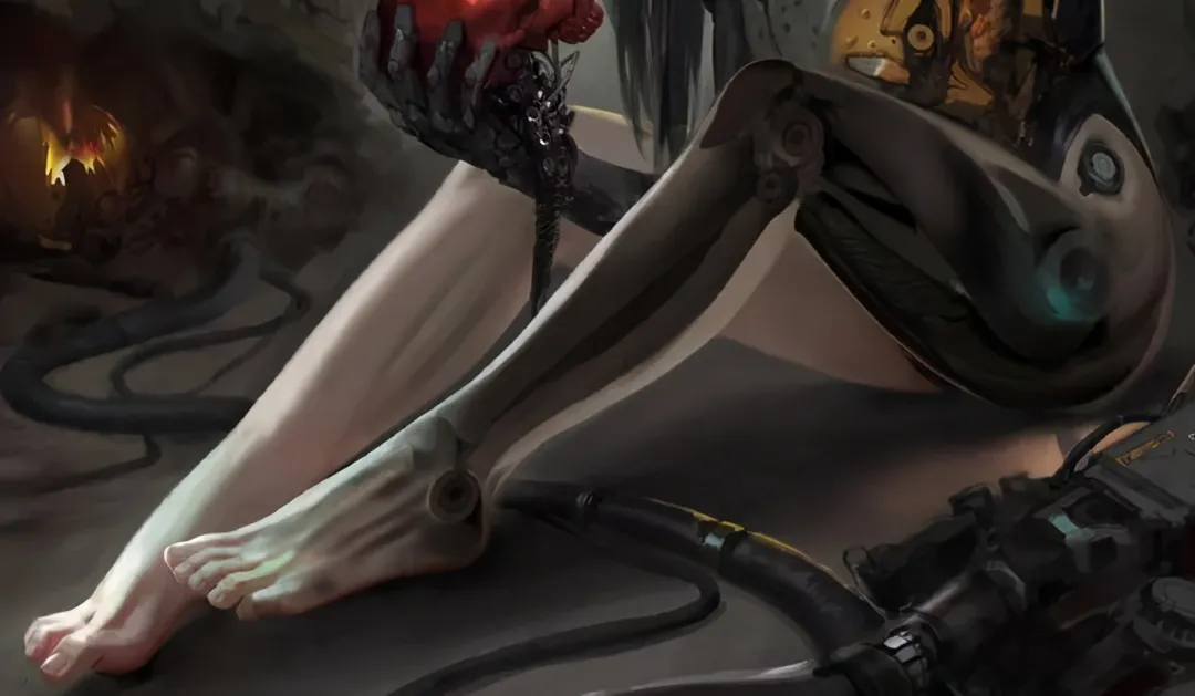 教你画出赛博朋克风的腿!