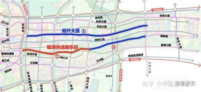 转载:郑开同城示范区 k2线路,郑开大道快速路vs陇海路高架东延伸 最新