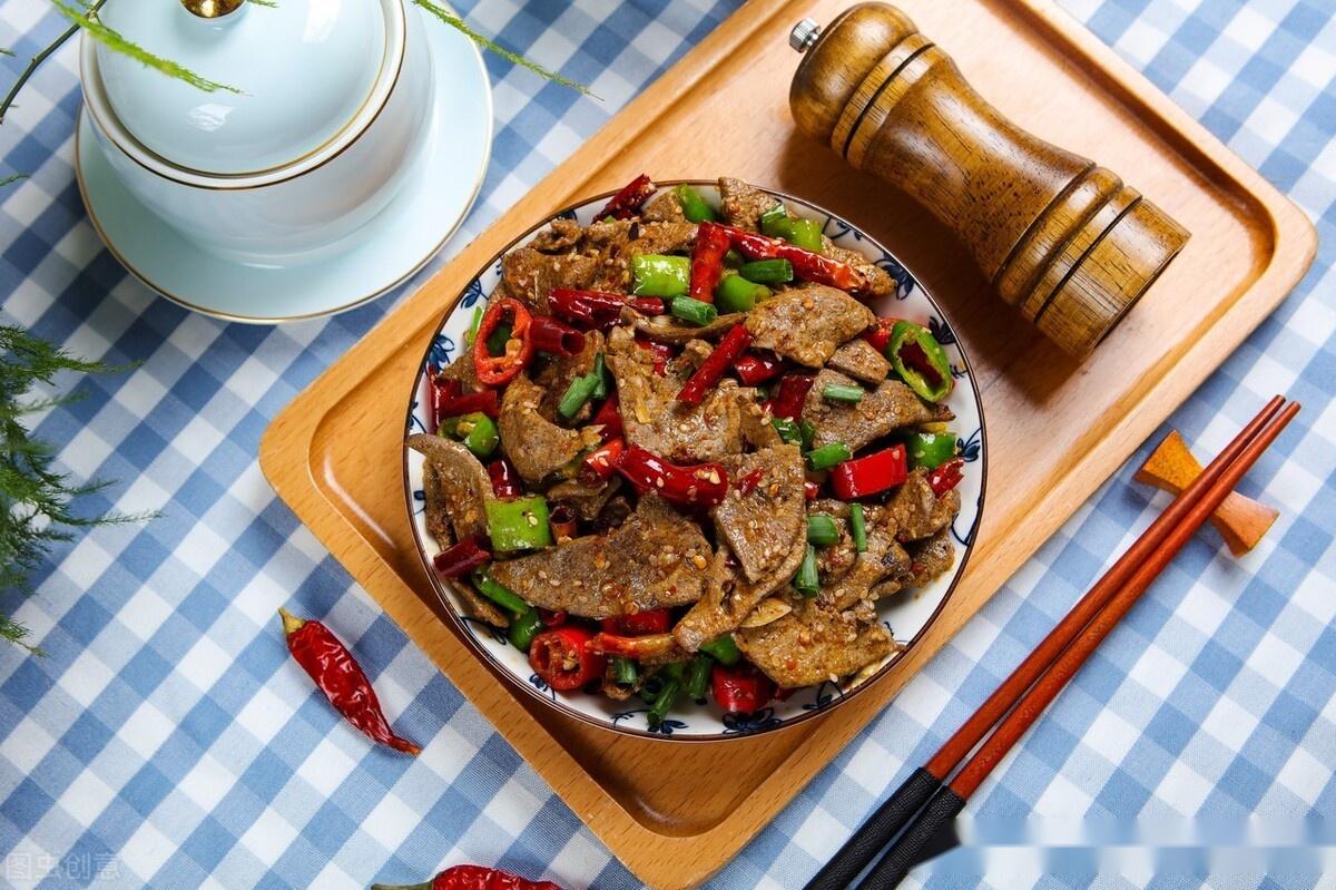 家常溜猪肝的做法