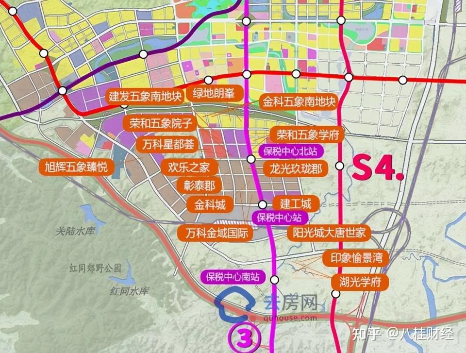 5公里处有麓谷工业区, 现在还在离梅溪湖cbd4公里远的汇智路开发大