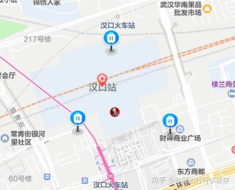 武汉火车站地图图片