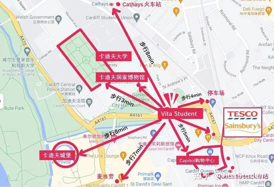 历史悠久,风景如画的罗素集团明星成员卡迪夫大学,地处威尔士