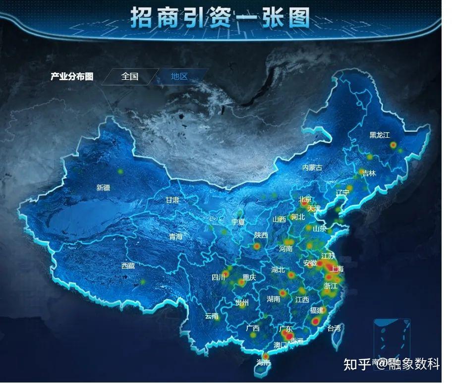 人海战术out产业招商地图助力精准招商