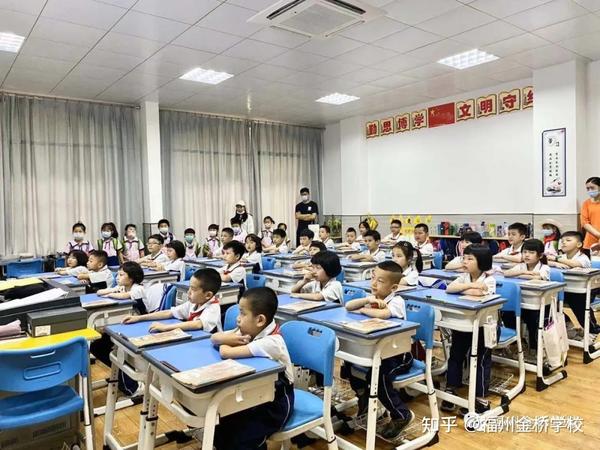 福州金桥学校2021幼儿园升小学开放日第五场之走进金桥参加升旗仪式，感受小学学习生活 知乎