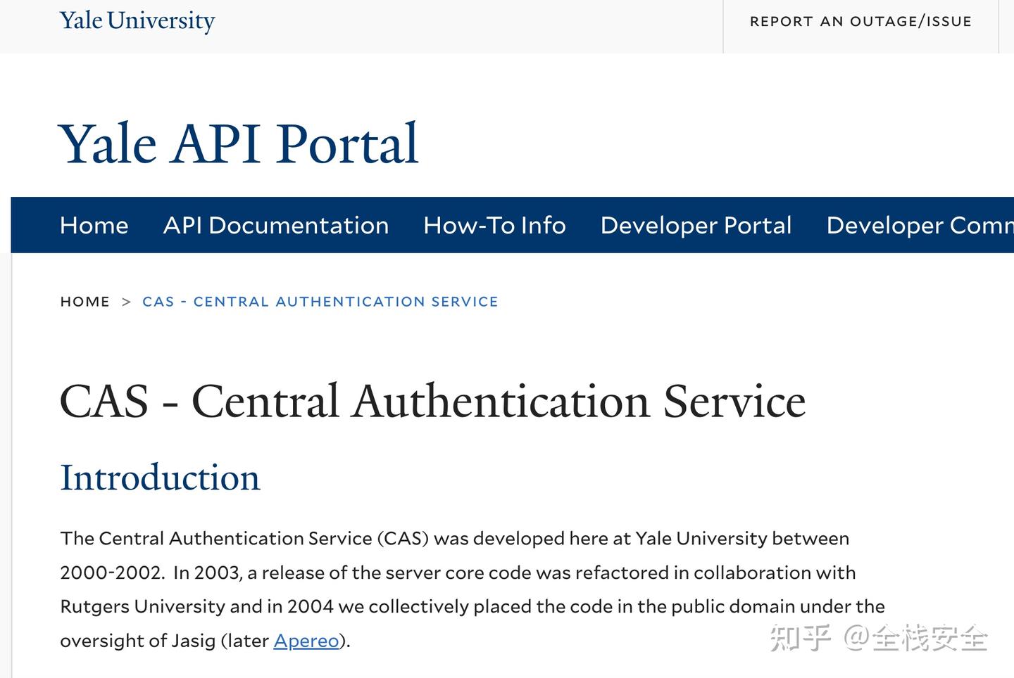 CAS起源于耶鲁大学(2000-2002年)