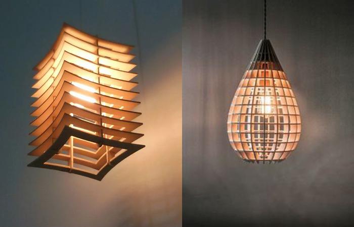 不用加滤镜也能很文艺瓦楞纸灯罩