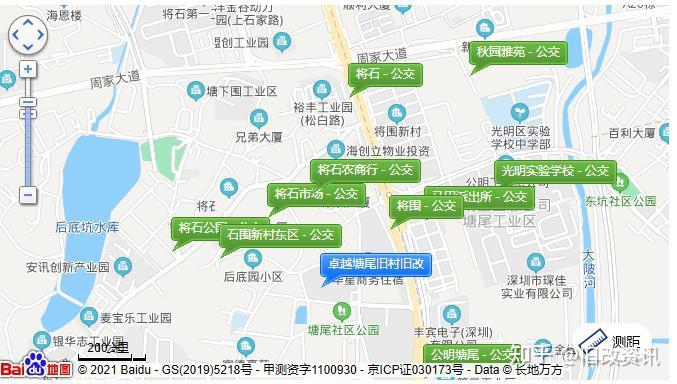 光明区凤凰街道地图图片