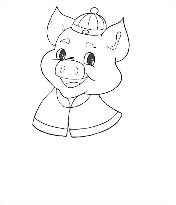 十二生肖及其简笔画之亥猪 01 - 知乎